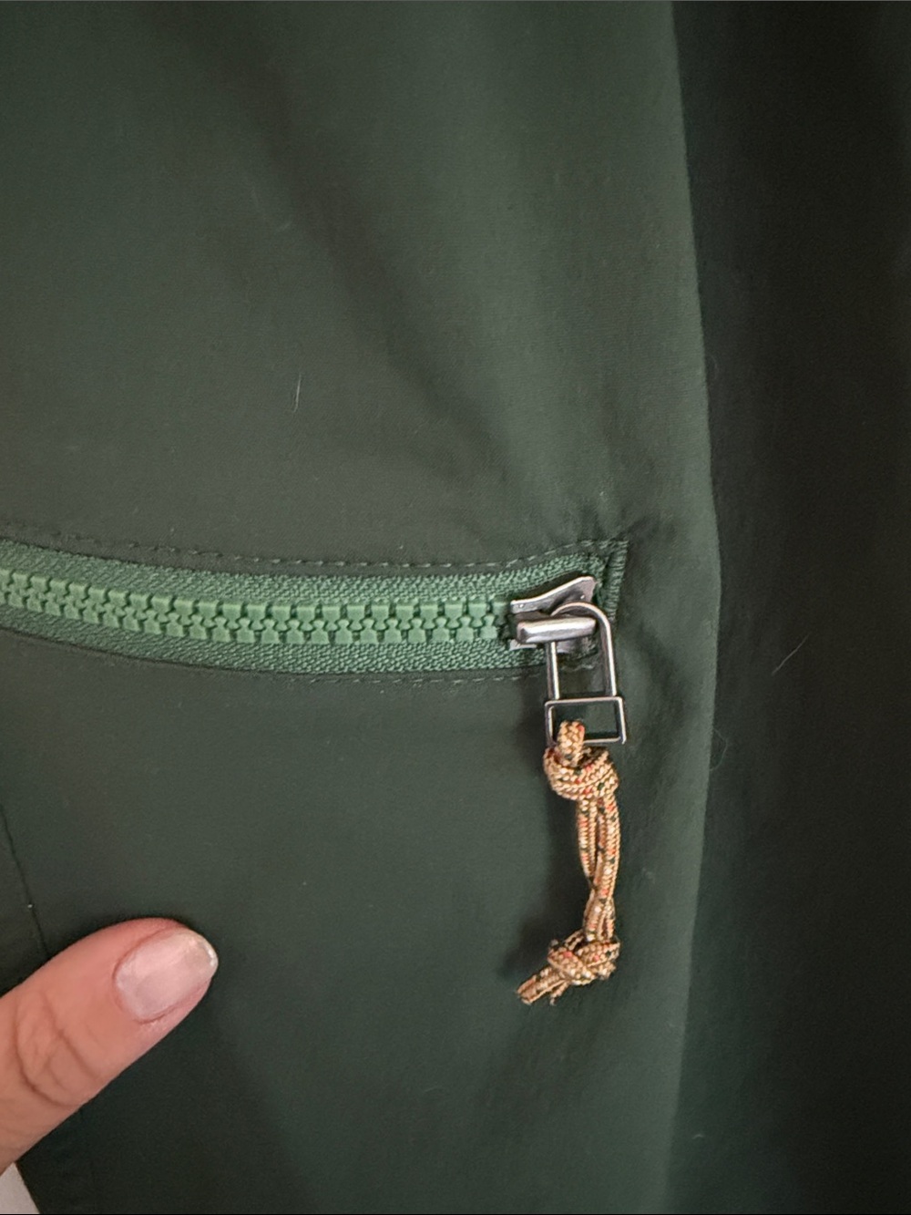 REI Olive Green Cargo Travel Pants - Picture 3 of 4